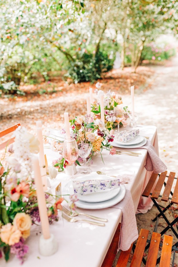 summer wedding centerpiece idea