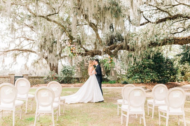 outdoor wedding ceremony