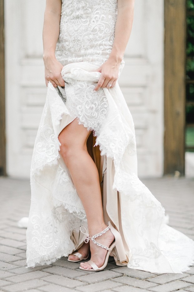 Cute bridal heels