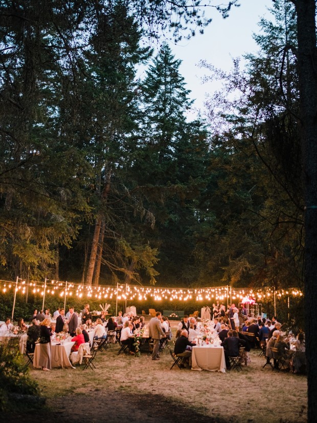 wedding lighting for outdoor wedding reception