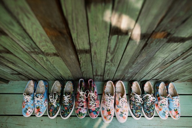 floral ked sneakers