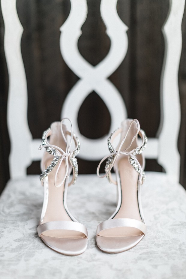 sparkly wedding heels
