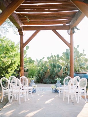 outdoor wedding ceremony decor