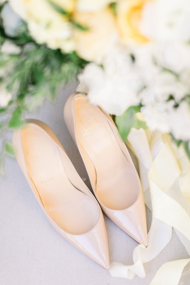 nude wedding heels