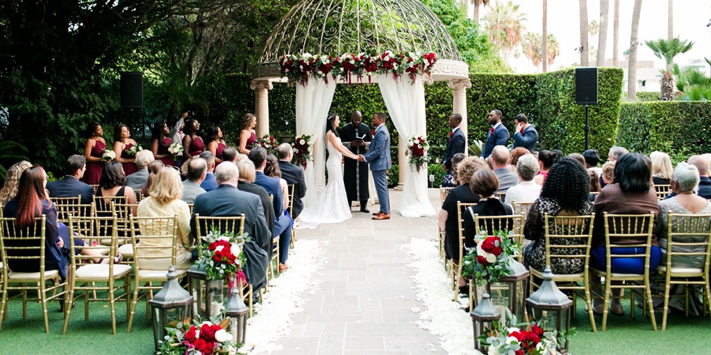 This Burgundy And Blue California Wedding Has Some Style
