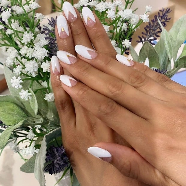 The French Manicure Is Still Fierce AF for the Modern Bride