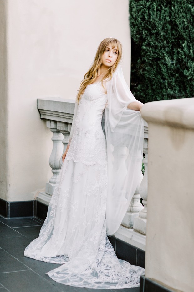 elegant vintage wedding dress