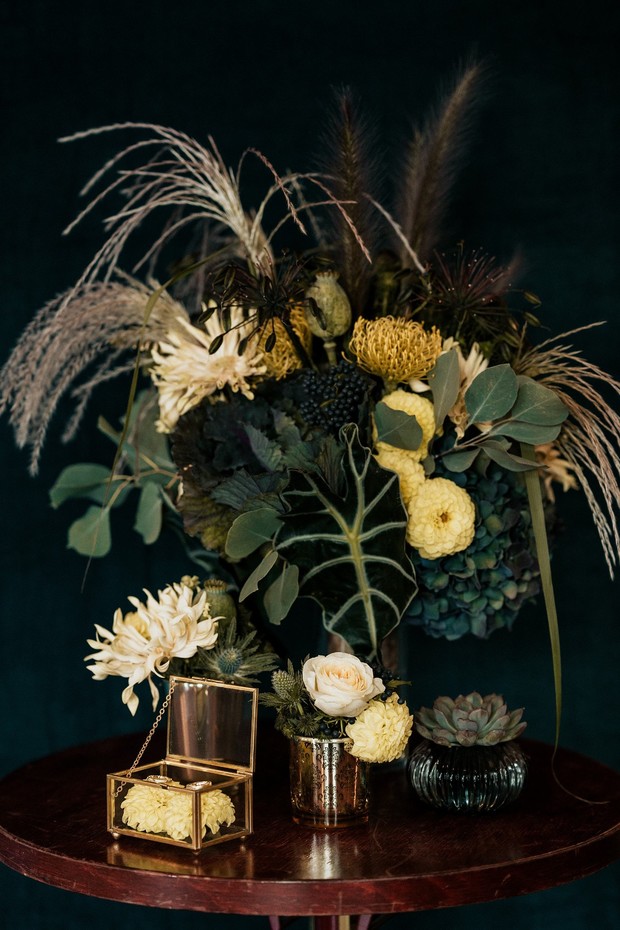 opulent wedding floral decor