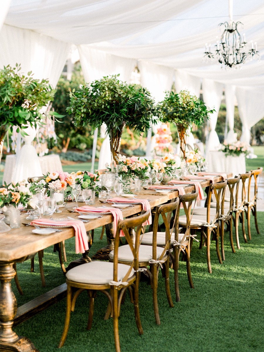 Dreaming Of An Elegant Blush Garden Wedding