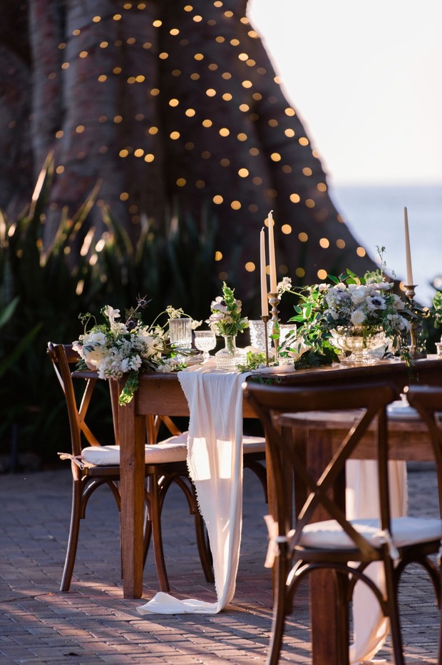 romantic wedding table