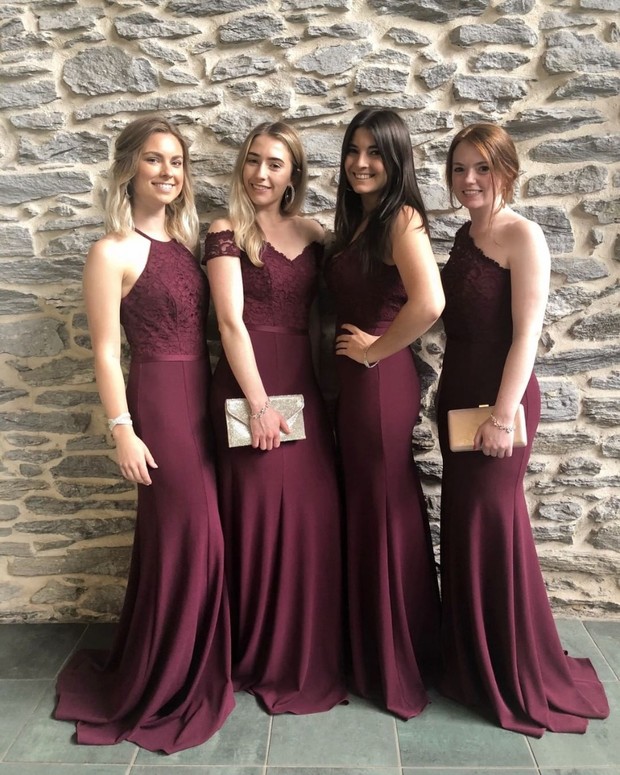 All the Wine Bridesmaids Dresses Weâve Be Thirsting After Lately