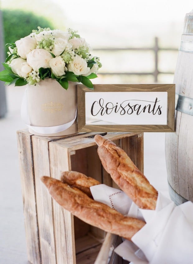 wedding bread station