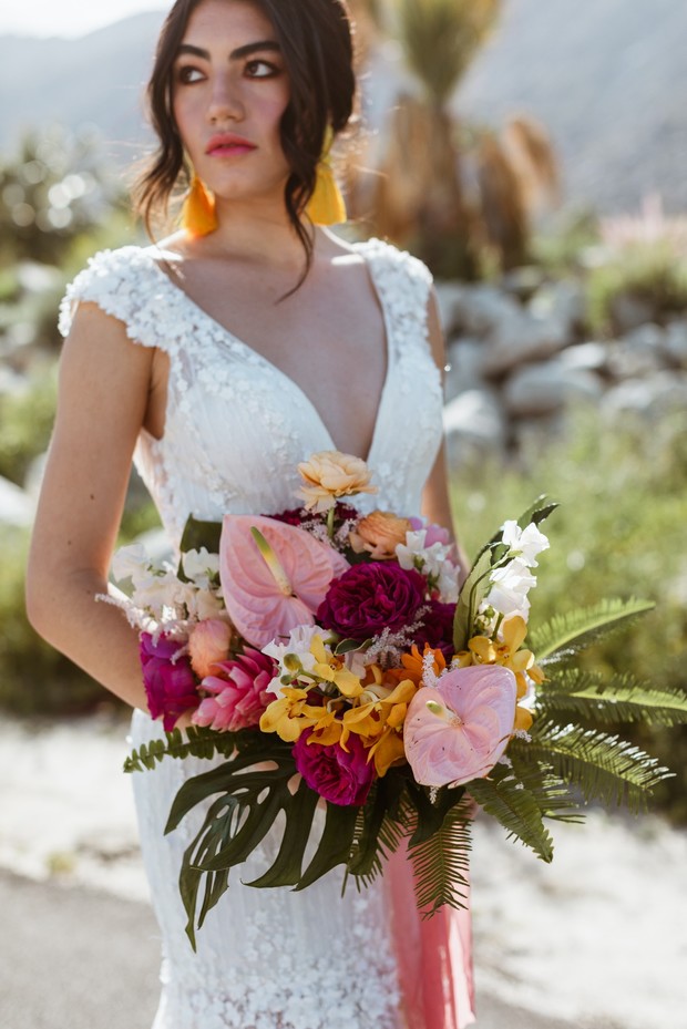 bold and bright wedding style for the summer