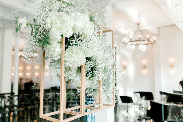 hanging floral decor