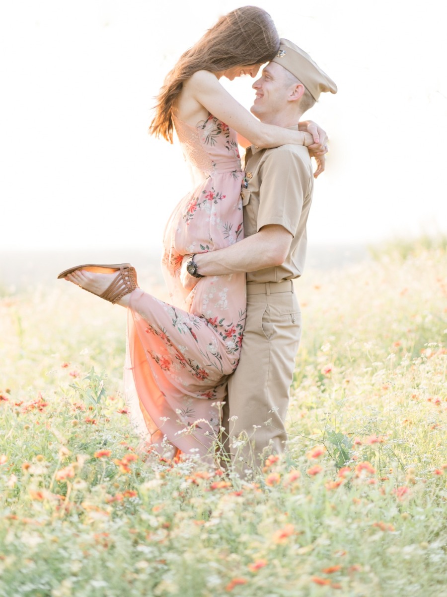 Cheers to Love Brewery & Wildflower Engagement