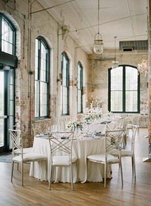 elegant rustic wedding reception