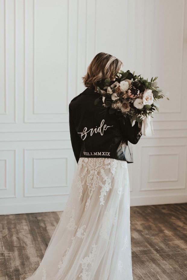 bride wedding jacket