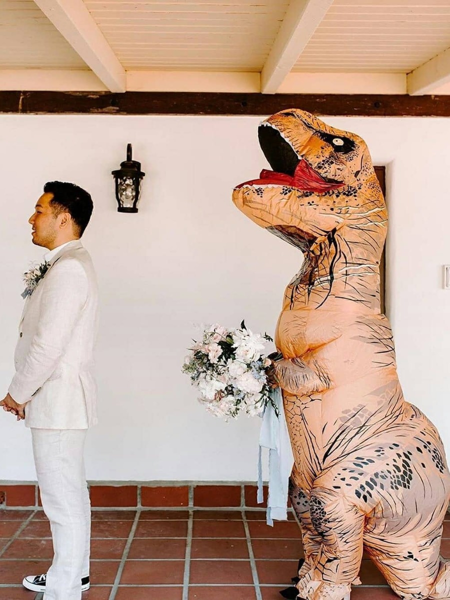 So Millennials Dig Dino Weddings and We Kind of Do Too