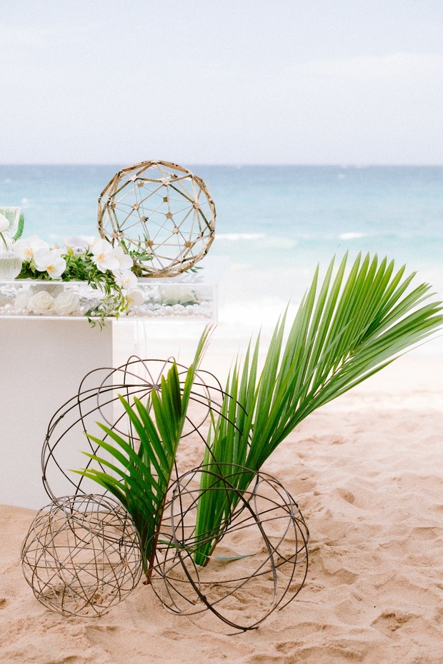 tropical beach wedding