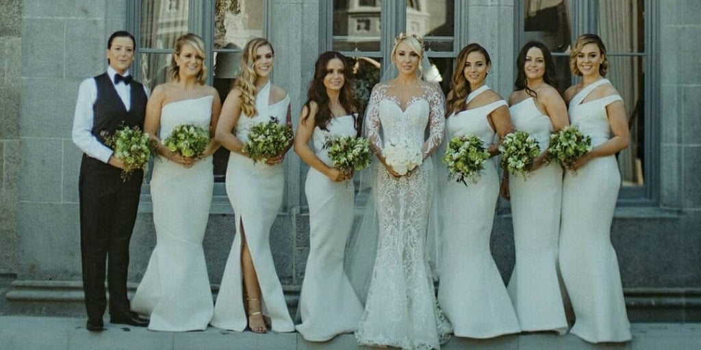 Why Bridesmaids Wearing White Will Always Be a Win