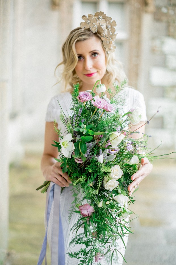fern wedding bouquet