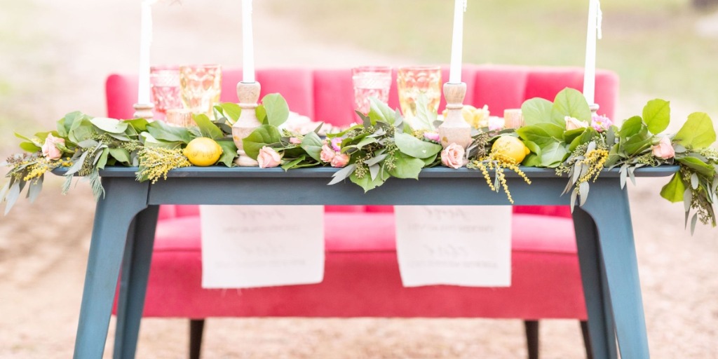 A Pink & Yellow Wedding That's Perfect for Summer