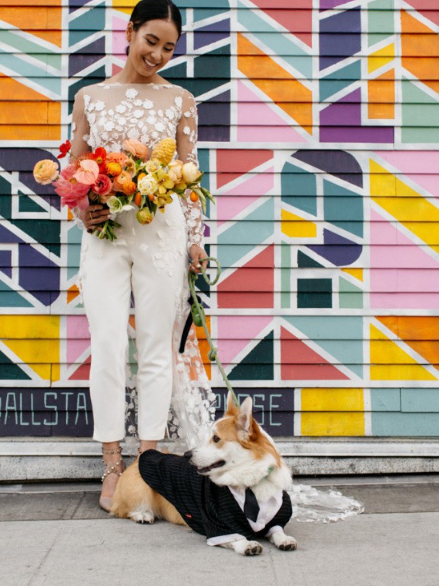A Wedding Inspiration That's Fun, Bright, and Modern