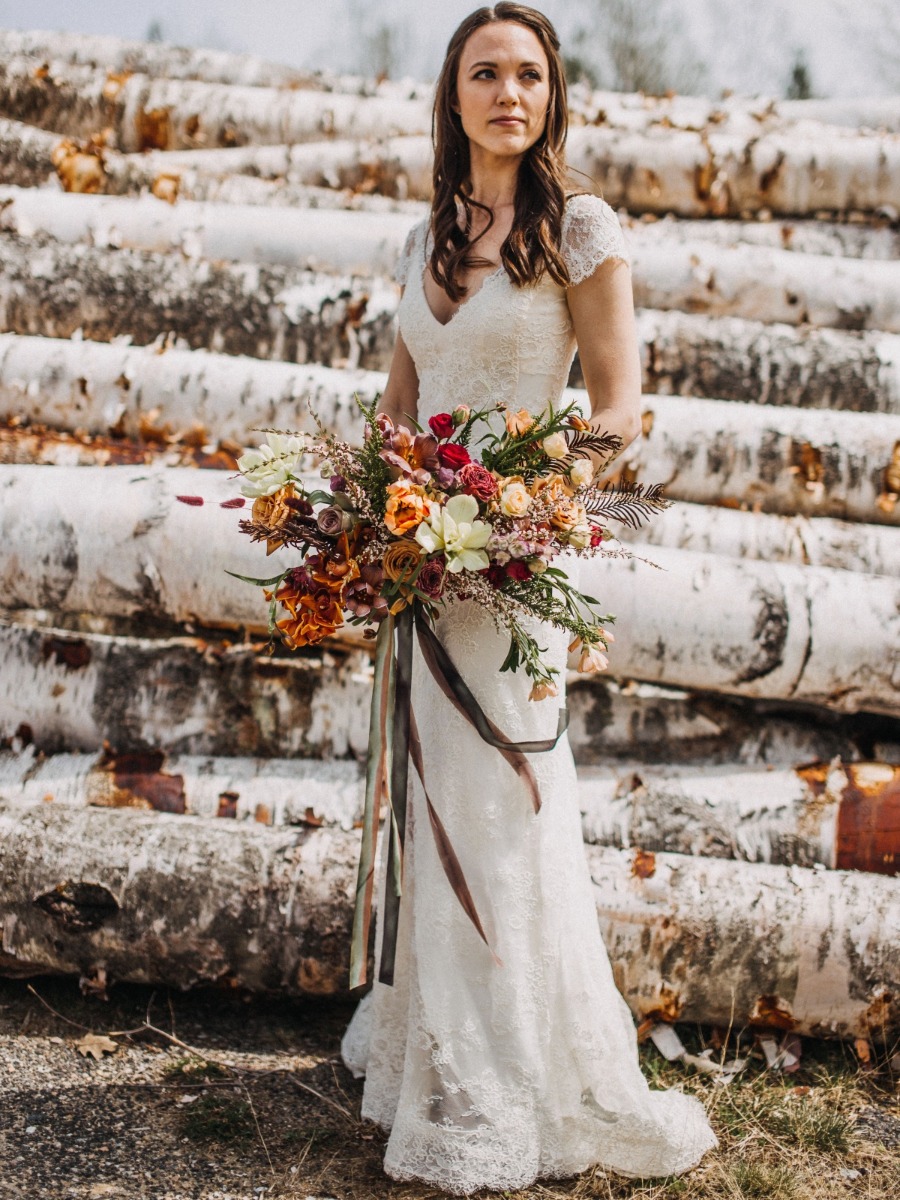 Cozy Nature Inspired Wedding in The Woods