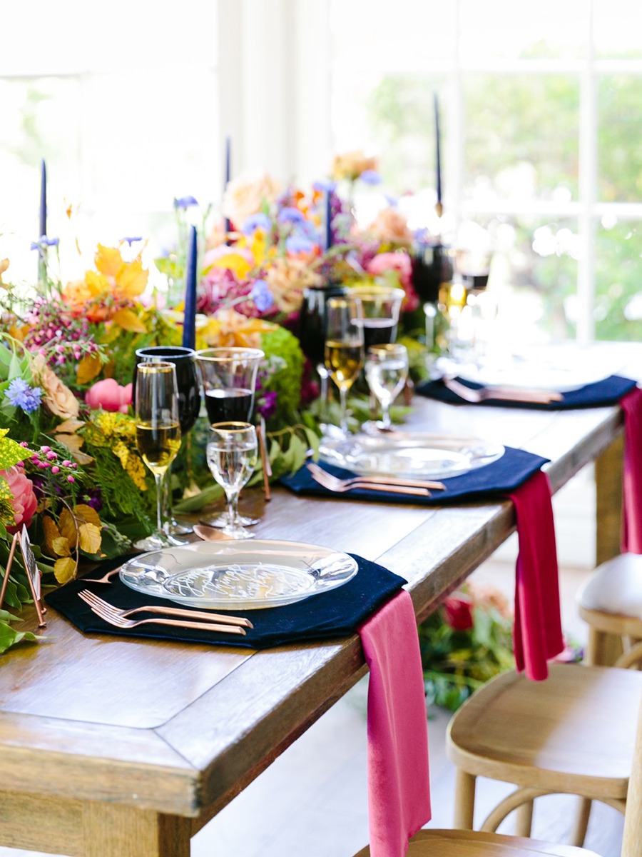 Modern Rainbow Inspired Wedding Ideas