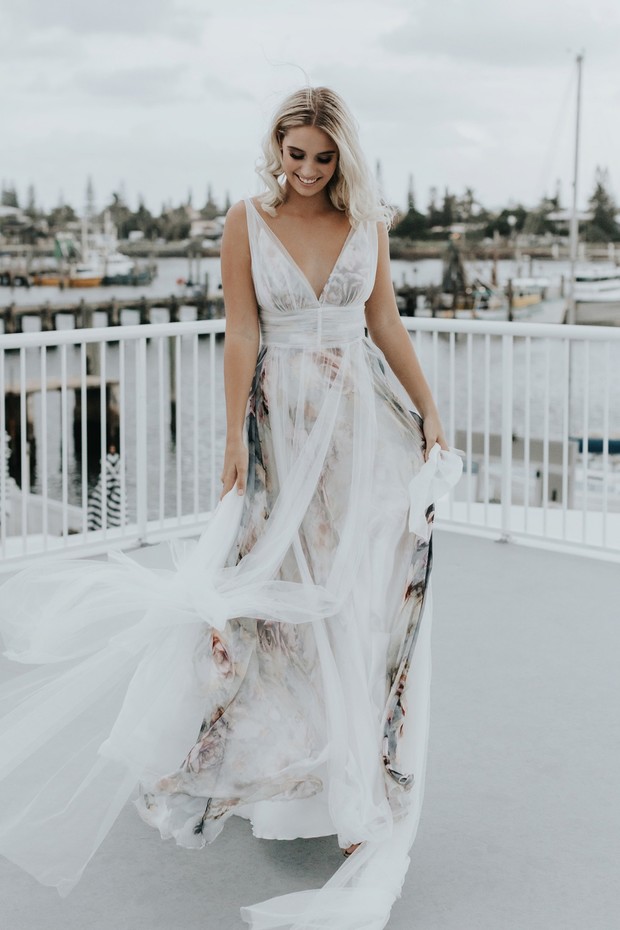 Floral wedding dress  from White Lily Couture