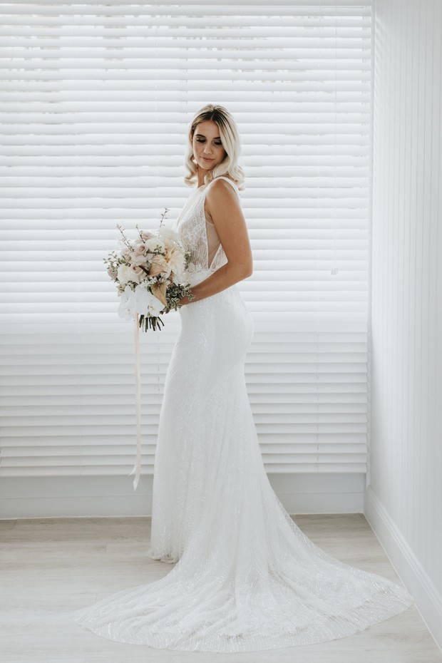 elegant wedding gown from White Lily Couture