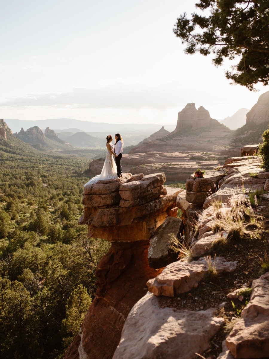 How to Have an Adventurous Pink Jeep Wedding in Arizona