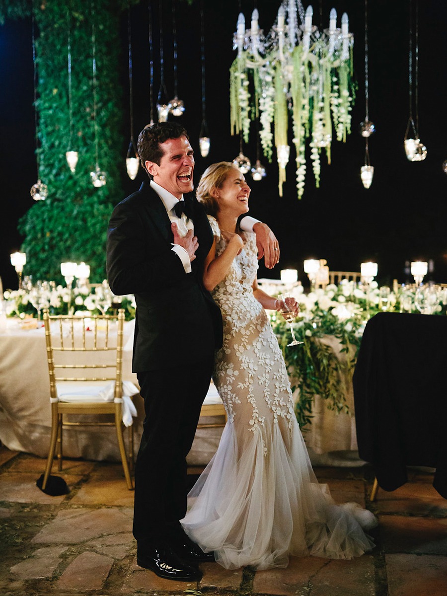 Whimsical And Elegant White And Gold Wedding In Spain