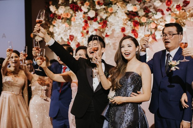 Luxury wedding in Singapore