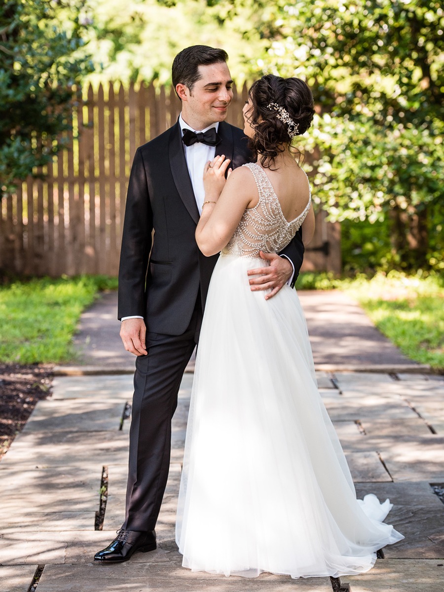 A Blue And White Mediterranean Inspired Wedding