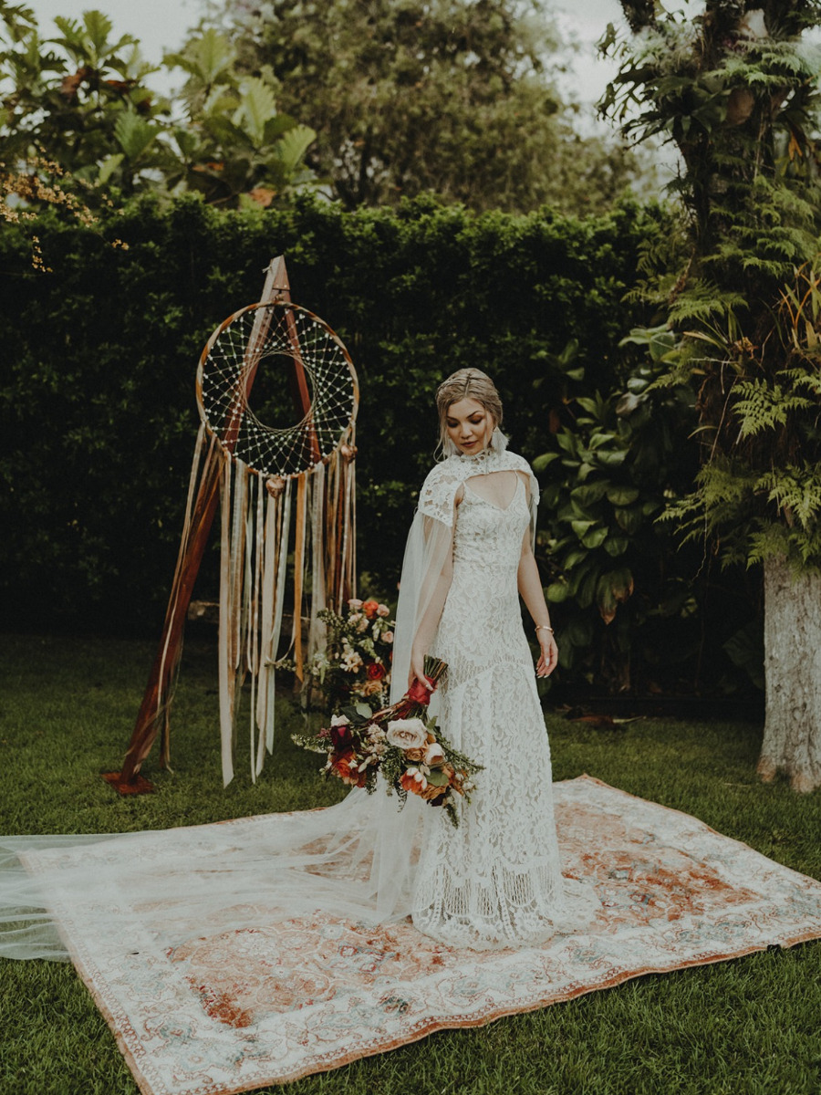 A Romantic Wedding Inspiration + Celebration in Hawaii