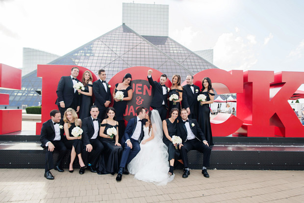 wedding at the Rock and Roll Hall of Fame