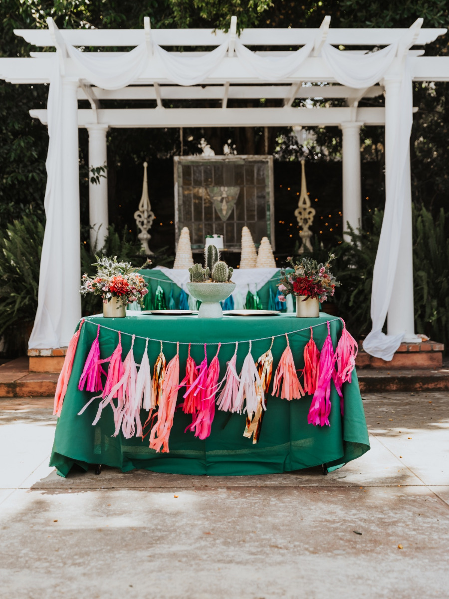 A Modern Chic French Estate Wedding With Bold Colors