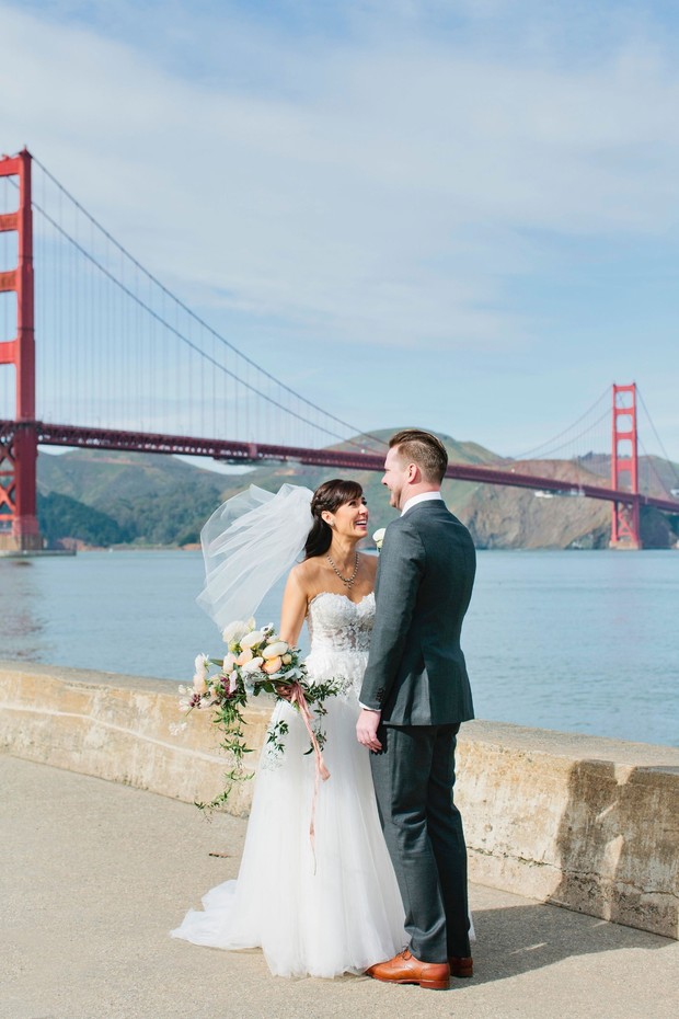 wedding couple in San Francisco
