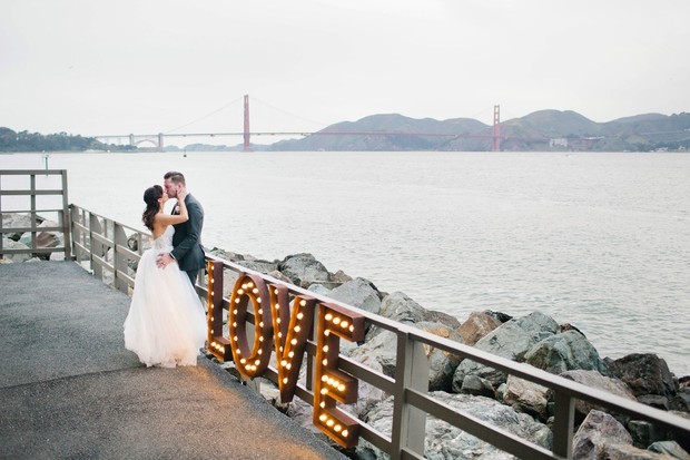 sweet Love wedding photo in San Francisco