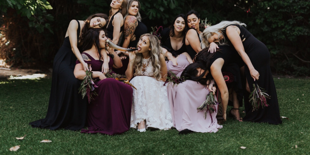 The Tale Of A Dark And Moody Wedding