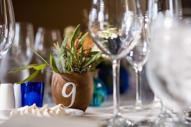 potted plant table number