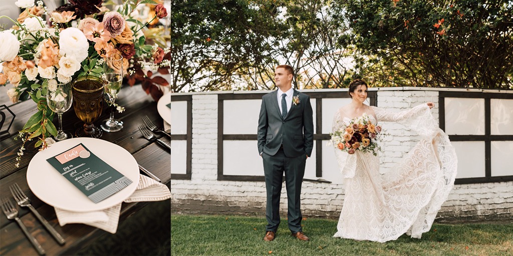 Now This Is How You Throw A Mid-Century Modern Wedding!