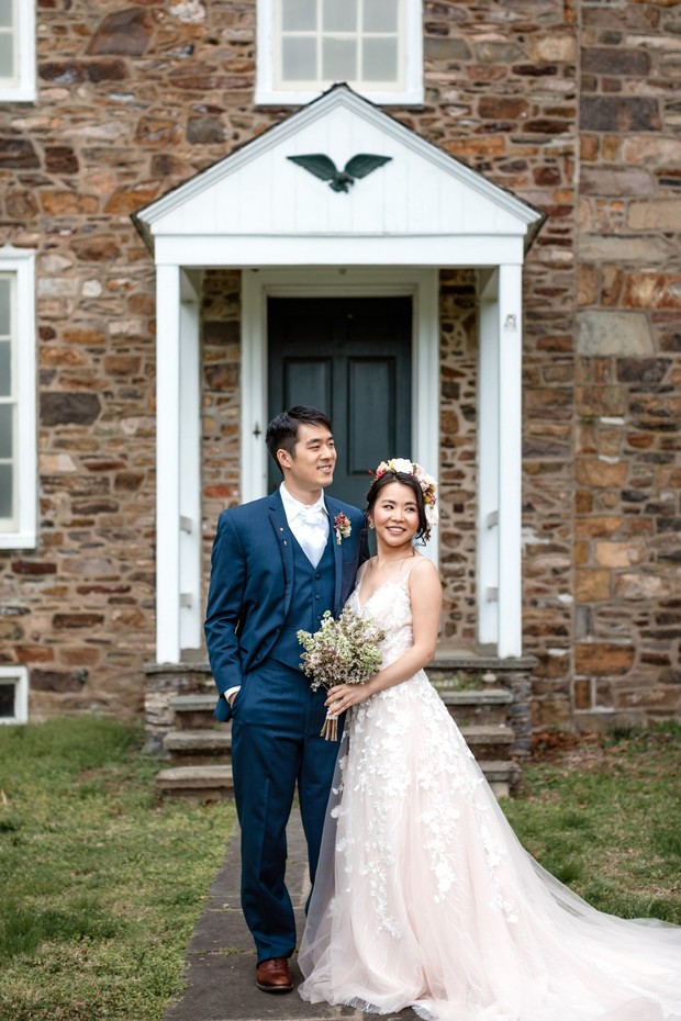 RL couple styled elopement