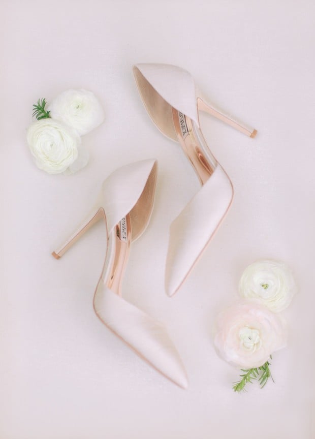 soft pink shoes