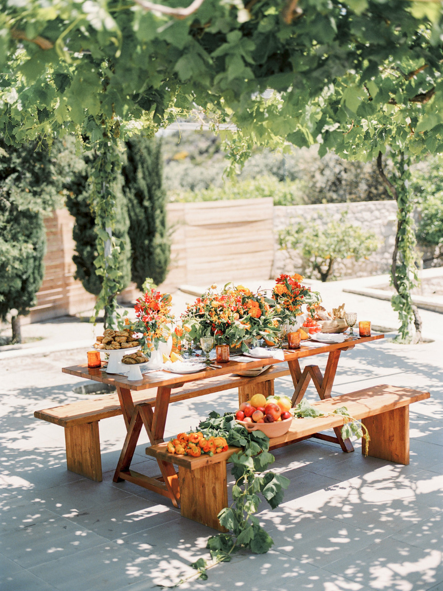 A Stylish Island Engagement Party in Greece