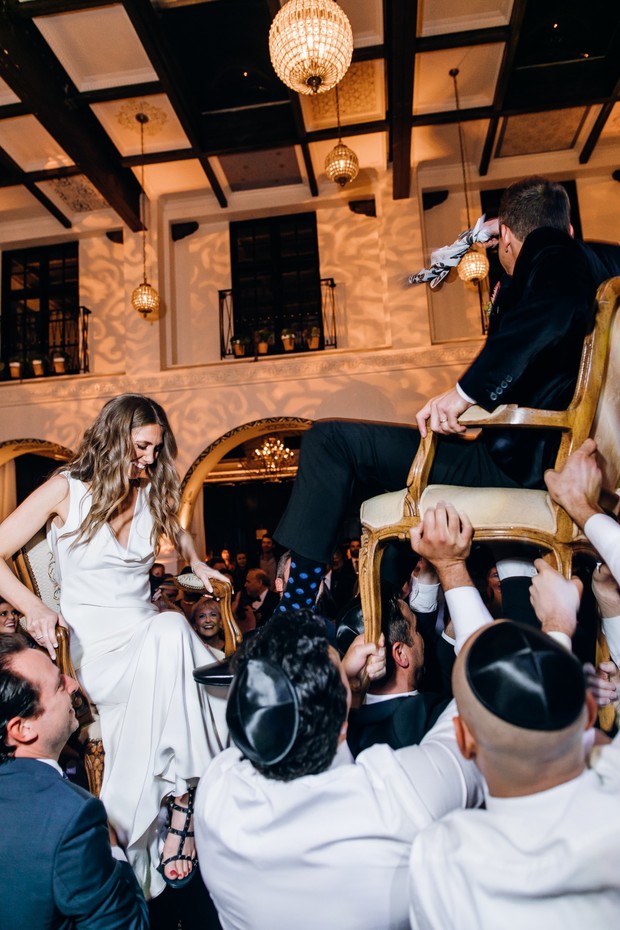 chair dance for bride and groom