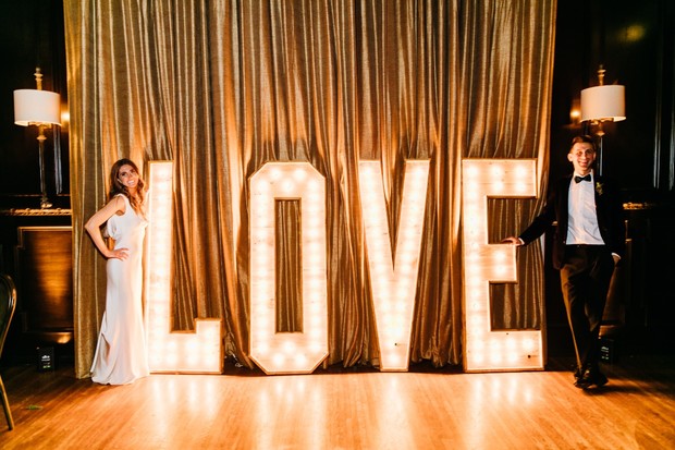 love wedding marquee