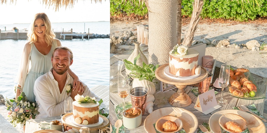 A Gold And White Beach Wedding In The Florida Keys