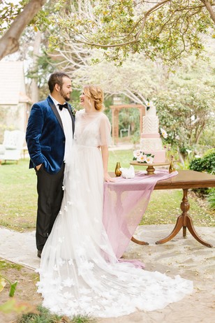 sweet wedding cake table